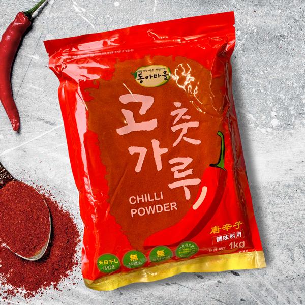 JT] ドンア町 唐辛子粉 調味用/1kg 韓国食材 韓国唐辛子 キムチ材料 天