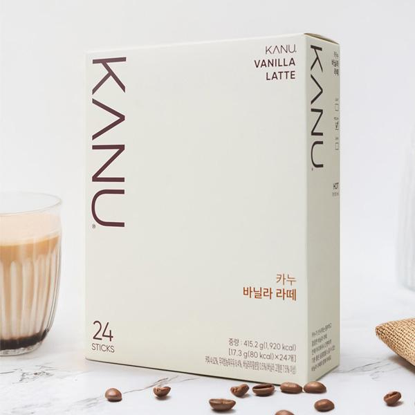 [東西] マキシム KANU カヌバニララテ / 415.2g (17.3g×24包) Maxim インスタントコーヒー カヌ バニラ ラッテ 韓国コーヒー
