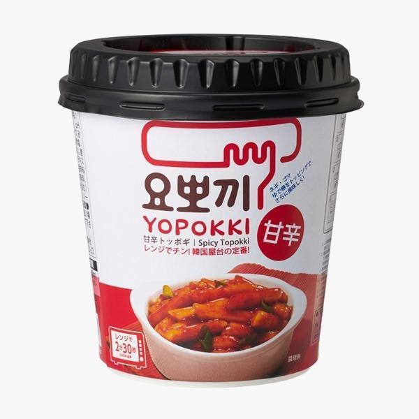 [ヨッポギ] 即席カップ 甘辛トッポキ / 140g 甘辛味 ヨッポギ カップ トッポキ