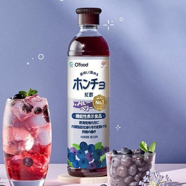 [大象] 紅酢 ホンチョ ブルーベリー / 900ml 健康酢 お酢ドリンク 飲む酢 100%果実発酵 果実のお酢 ビネガードリンク 健康酢