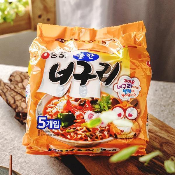 [農心] ノグリ 小辛 マイルドな味 / 5個入り 韓国ラーメン らーめん 韓国食材 インスタントラーメン
