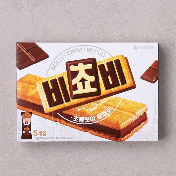 [オリオン] ORION ビチョビ / 125g(5個入り) チョコ ビスケット チョコレートビスケット 韓国お菓子