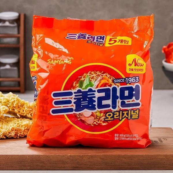 [三養] 三養ラーメン / 120g×5個入りパック 韓国ラーメン