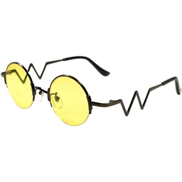 トライガン ヴァッシュ ザ スタンピード サングラス アニメ コラボ 丸メガネ フレーム 紫外線カット ブルーカット 夜間運転 Www Nlqp Com