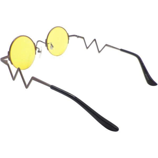 トライガン ヴァッシュ ザ スタンピード サングラス アニメ コラボ 丸メガネ フレーム 紫外線カット ブルーカット 夜間運転 Www Nlqp Com