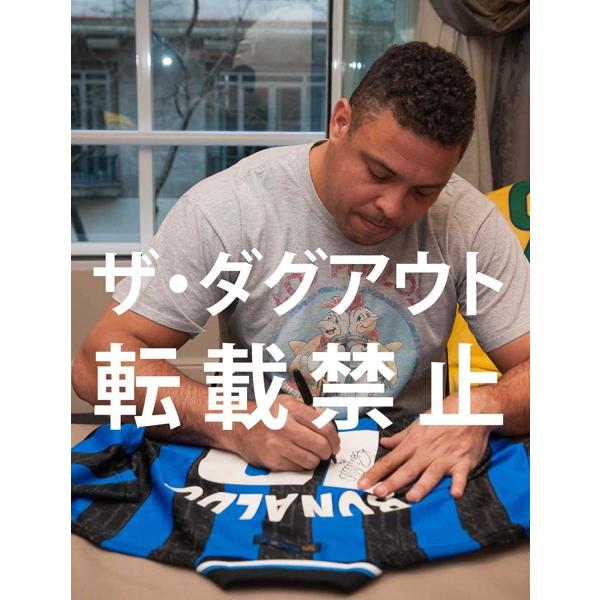 The I マートのthe Dugout ザ ダグアウト ユニフォーム インテル ロナウド 直筆サイン入り 97 98 インテル ユニフォーム Tdrt15161