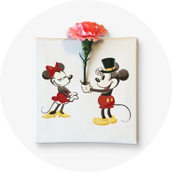 Disney ディズニー アートパネル ミッキー ミニー キャンバス