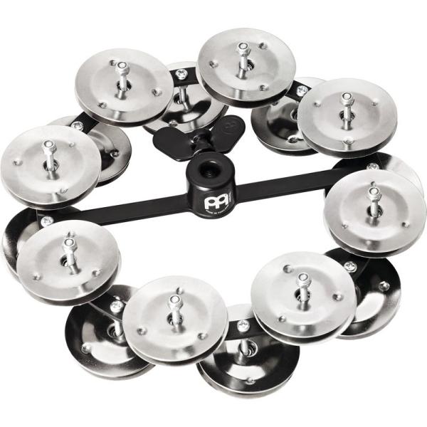 MEINL HTHH2BK [Headliner HiHat Tambourines / Double Jingle�FSteel]
