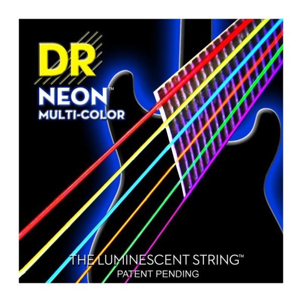 DR NEON Guitar Strings [MULTI-COLOR] (DR-NMCE-2/10 10-46)�y����2�Z�b�g�p�b�N�z