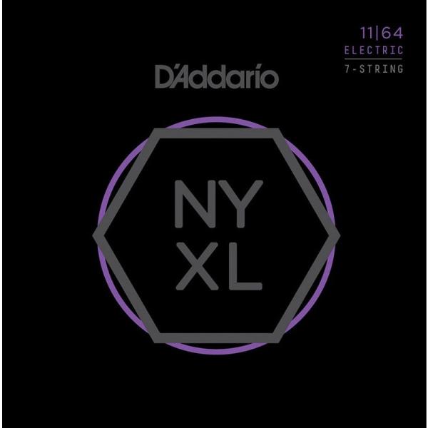 D�fAddario NYXL Series 7-String Electric Guitar Strings [NYXL1164 Medium�C 11-64]