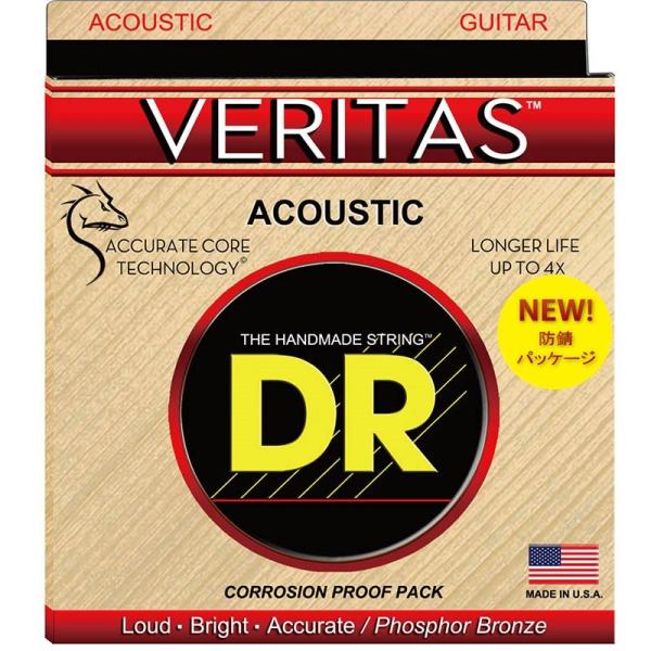 他サイト： DR VERITAS Acoustic Guitar Strings(12-54)［VTA-12］の商品画像