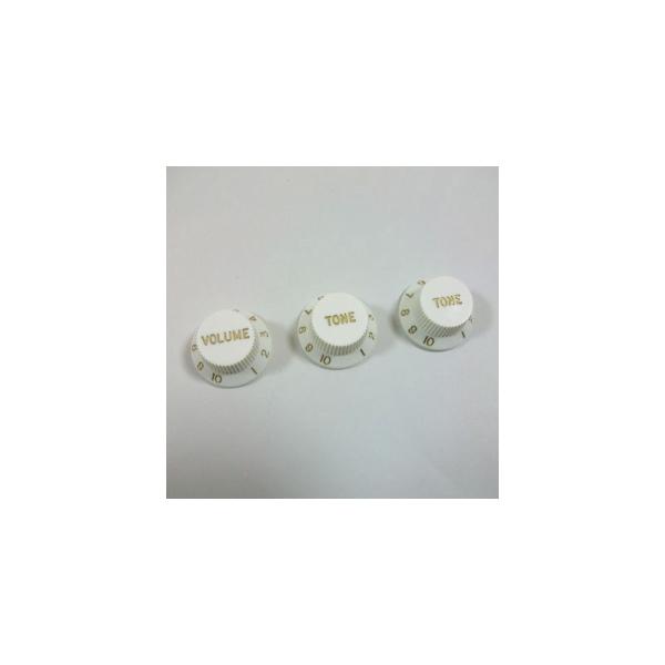 Montreux �y�������Z�Z�[���z Strat 1V2T knob set Aged White [���i�ԍ��F8571]