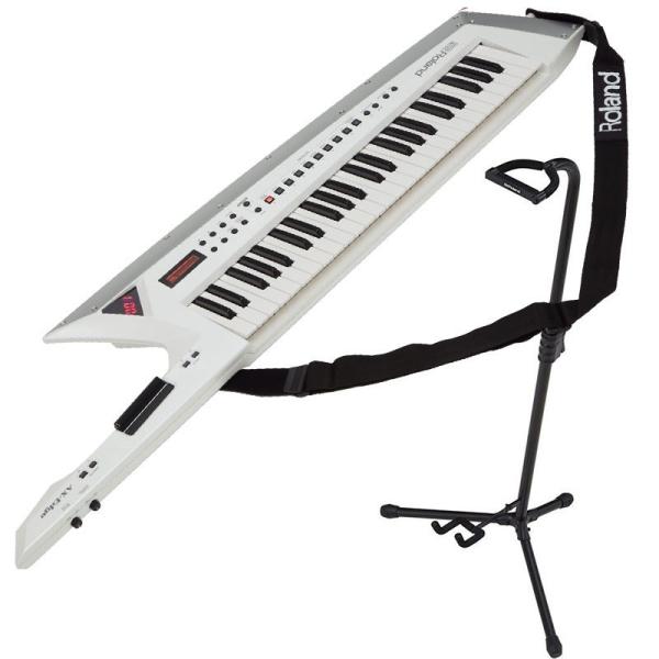Roland AX-EDGE-W�y�z���C�g�z+��p�X�^���hST-AX2�Z�b�g  Keytar ���[�����h �L�[�^�[ �V�����_�[�L�[�{�[�h �V�����L�[ �X�e�[�W