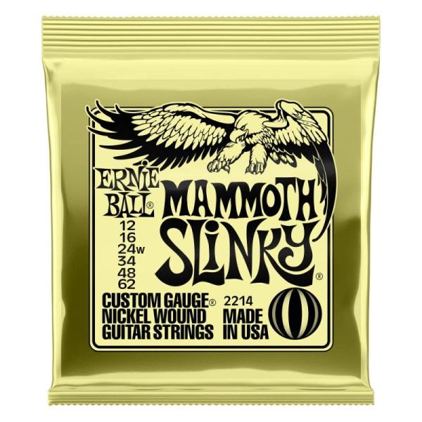 ERNIE BALL �y�݌ɏ����������z Mammoth Slinky Nickel Wound Electric Guitar Strings 12-62 (wound G) #2214