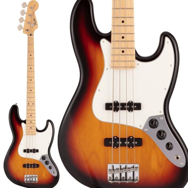Fender Made in Japan Hybrid II Jazz Bass (3-Color Sunburst/Maple)