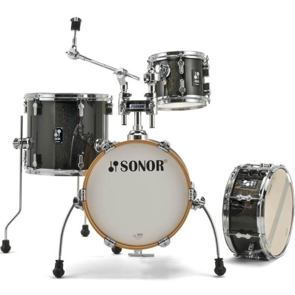 SONOR SN-AQXMIC #BMS [AQX MICRO Shell Set / Black Midnight Sparkle] yVoAn[hEFAʔz
