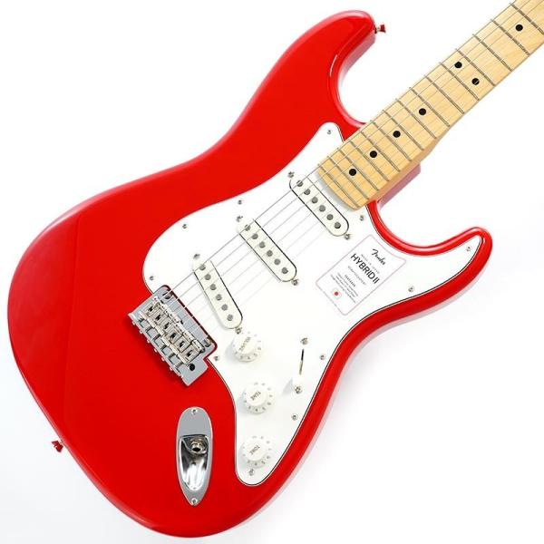 Fender Made in Japan Hybrid II Stratocaster (Modena Red/Maple)
