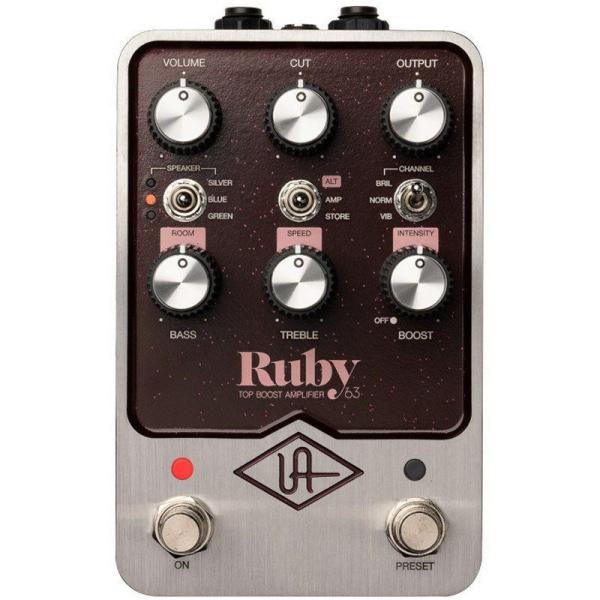 Universal Audio UAFX Ruby '63 Top Boost Amplifier（ユニバーサルオーディオ）プリアンプ