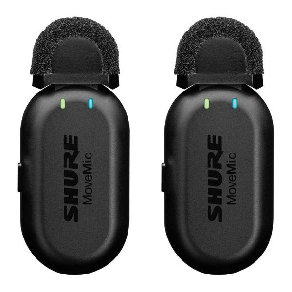 SHURE MoveMic Two(MV-TWO-J-Z6)(2チャンネル・クリップオン・ワイヤレスマイク)  【国内正規品】
