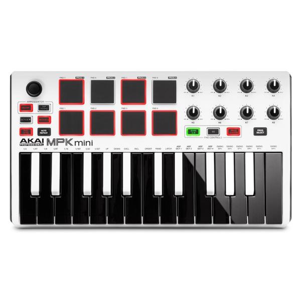 AKAI professional MPK mini MK2 WHITE (ミニ25鍵USB-MIDI