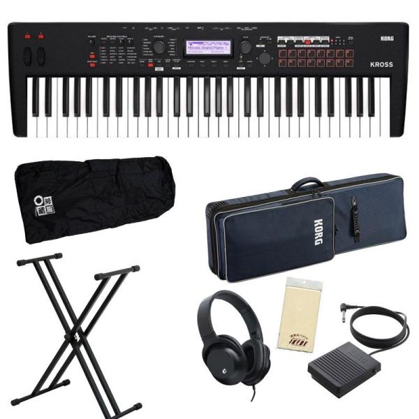 KORG KROSS2 61 MB［初心者向け☆キーボード入門セット♪］イケベオリジナル・レインカバー付き！【kbdset】※配送事項要ご確認