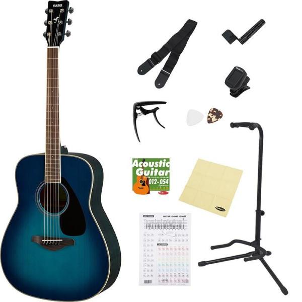 YAMAHA 【ビギナーさん応援！お得なアクセサリー10点セット付き！】FG820 (Sunset Blue)  ヤマハ