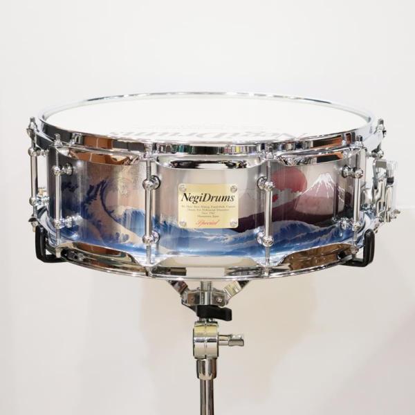 Negi Drums GNF-1450P [1mm Steel 14''×5'' Snare Drum - 銀富士