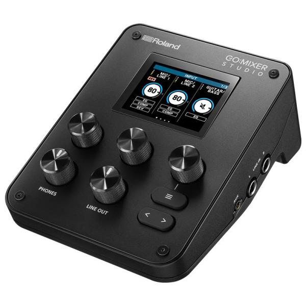 Roland GO:MIXER STUDIO AUDIO MIXER (ローランド)(オーディオインターフェース)(24bit192kHz)(12in 6out)(DSP搭載)(USB-C搭載)