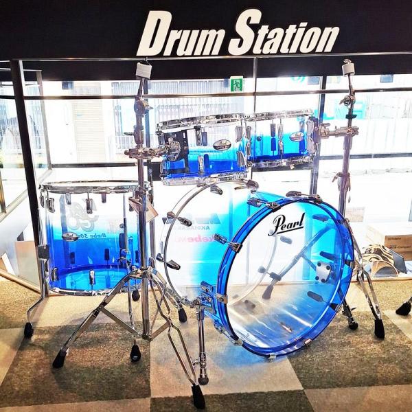 Pearl CRB524P/C #780 [CRYSTAL BEAT 4pc Drum Shell Pack / Glacier Fade] 【80周年/2026年限定カラー】
