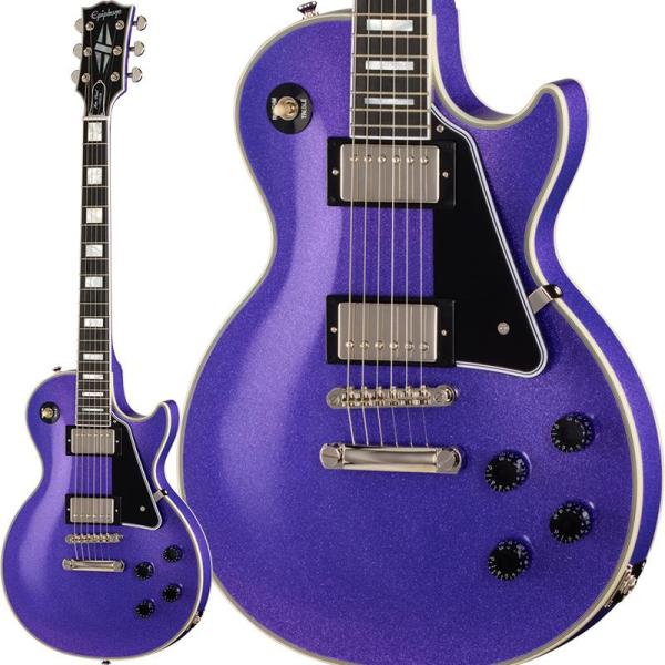 Epiphone Inspired by Gibson Custom Les Paul Custom (Amethyst Sparkle) 【IKEBE Gibson POP UP 温故知新】