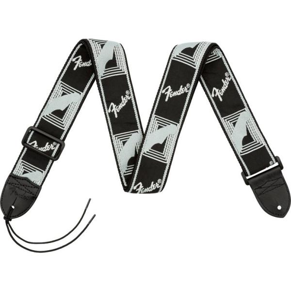 Fender USA Monogrammed Strap Black/Light Gray/Dark Gray(#0990681543)