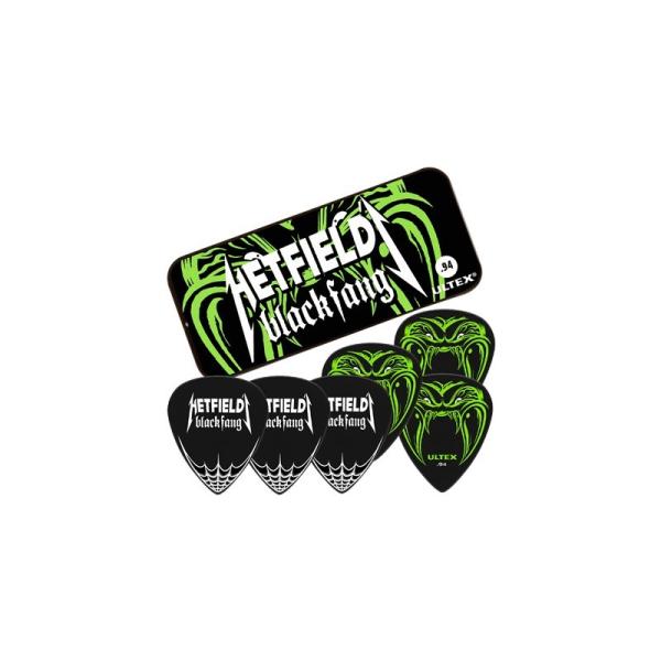 Dunlop (Jim Dunlop) �y�Đ��������Z�[���zHETFIELD'S Black Fang �s�b�N�P�[�X�Z�b�g [�s�b�N6������] (0.73mm)