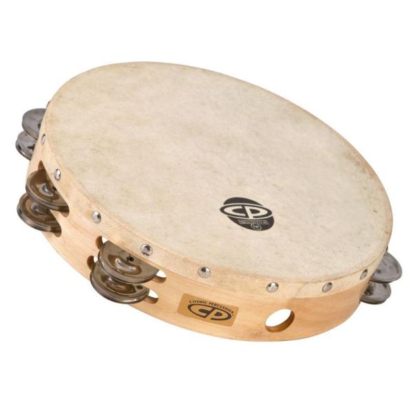 LP CP380 [CP 10 Wood Headed Tambourine�C Double Row Jingles]