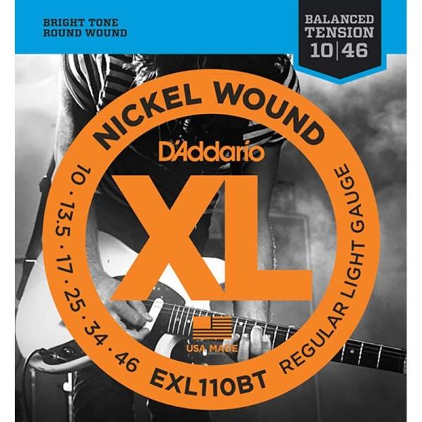 DfAddario XL Nickel Electric Guitar Strings EXL110BT (Balanced Tension Regular Light/10-46)