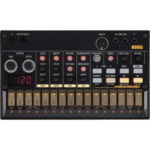 KORG volca beats �A�i���O�E���Y���}�V�� ANALOGUE RHYTHM MACHINE