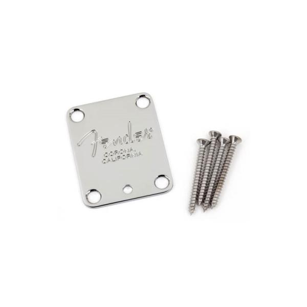 Fender USA �y�Đ��������Z�[���z4-Bolt American Series Guitar Neck Plate with Fender Corona Stamp