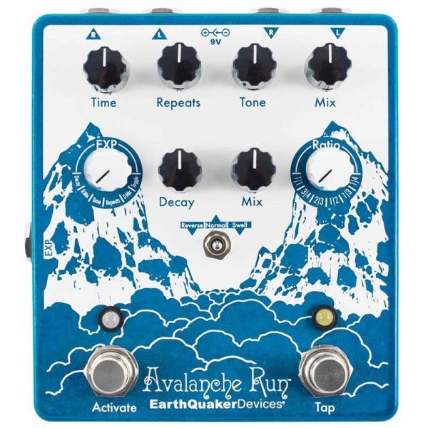 EarthQuaker Devices 【大決算セール】Avalanche Run Stereo Delay &amp; Reverb（ディレイ＆リバーブ） LEQD ※旧価格分