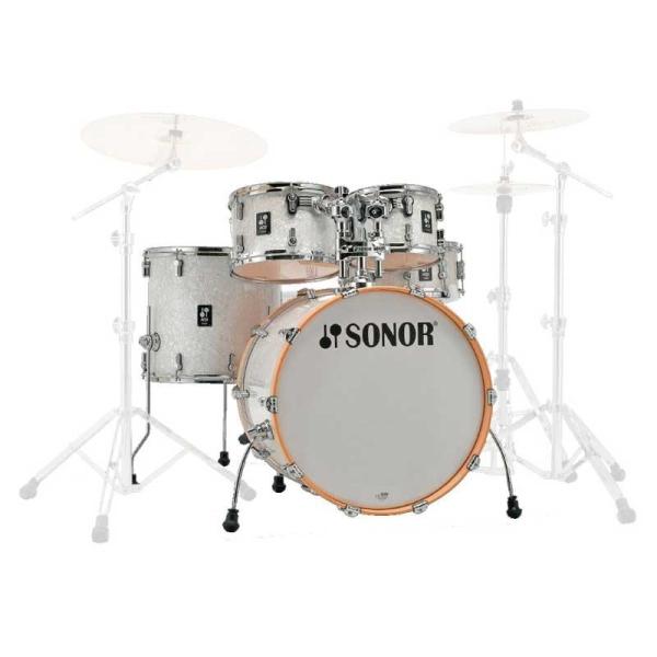 SONOR SN-AQ2SG #WHP [AQ2 STAGE Shell Set / White Pearl] �y�V���o���A�n�[�h�E�F�A�ʔ��z