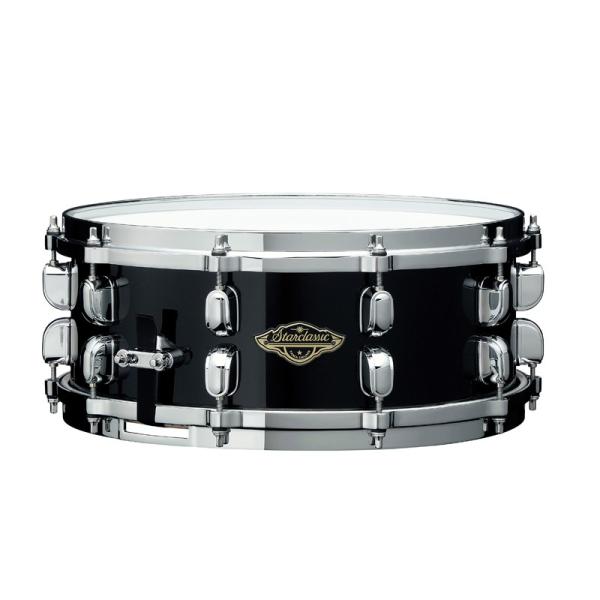 Starclassic Walnut/Birch Snare Drum 14"x5.5" - Piano Black (WBSS55-PBK)