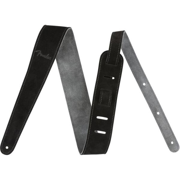 Fender USA 【先取り大特価セール】 REVERSIBLE SUEDE STRAP (Black/Gray) (#0990691006)