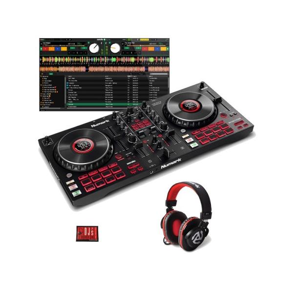 Numark MIXTRACK PLATINUM FX + DJ用ヘッドホンHF175 SET 【Serato DJ