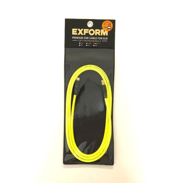 EXFORM PREMIUM USB CABLE for DJs 1.5m 【DJUSB-1.5M-CtoB】 : イケベ