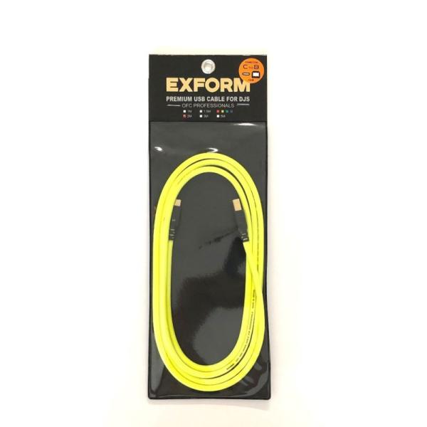 未開封新品 EXFORM DJ用 USBケーブル C to A 2m EXFORM PREMIUM USB CABLE for DJs 2.0m 【DJUSB-2M-CtoB】 : イケベ