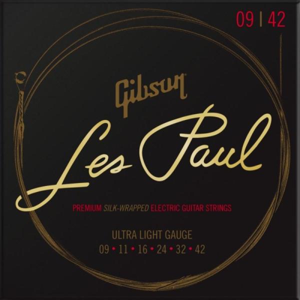 Gibson yubNtCf[Z[z Les Paul Premium Electric Guitar Strings/Ultra Light Gauge [SEG-LES9]