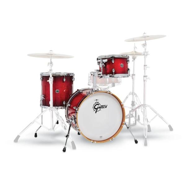Catalina Club Series Jazz 3pc Shell Pack - Gloss Crimson Burst (CT1-J483-GCB)