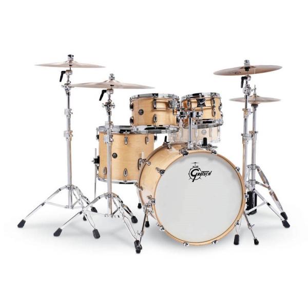 RN2-E8246-GN Renown Series 4pc Drum Kit - Gloss Natural Lacquer
