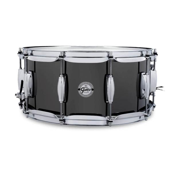 Full Range Snare Drum Black Nickel Over Steel 14x6.5 S1-6514-BNS