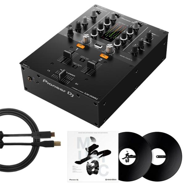 他サイト： Pioneer DJ DJM-250MK2 + コントロールヴァイナルRB-VD2-K + UDG製 USBタイプC-BケーブルSET 【rekordbox対応 2ch DJミキサー】の商品画像