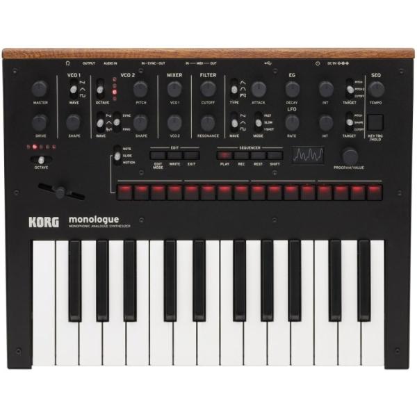 他サイト： KORG 【新楽器応援セール】monologue　Black ブラックの商品画像