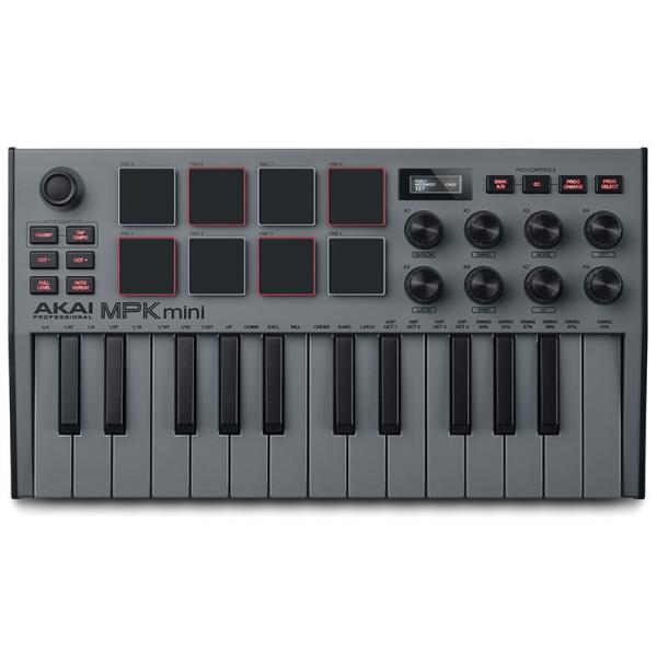 AKAI MPK mini Special Edition Grey (25USB-MIDIL[{[hRg[[) (AJC)(Gs[P[~j) yNKSΉiKomplete 15 Select...